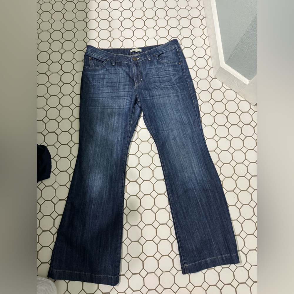 CAbi #881R Dark Blue Flare Jeans